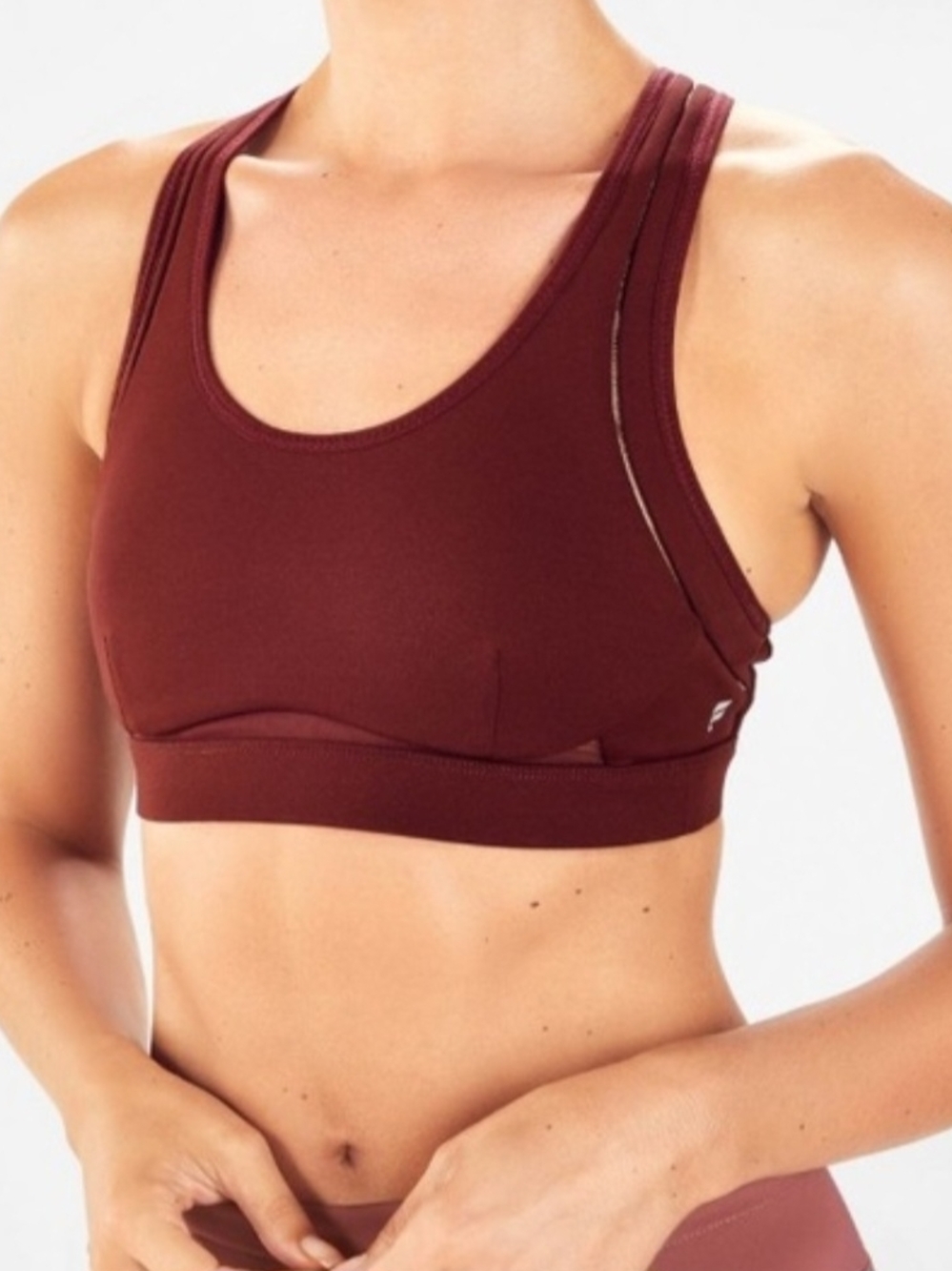 Fabletics High Impact Sports Bra Sz Medium‎ with Adjustable Straps Athletic Wear